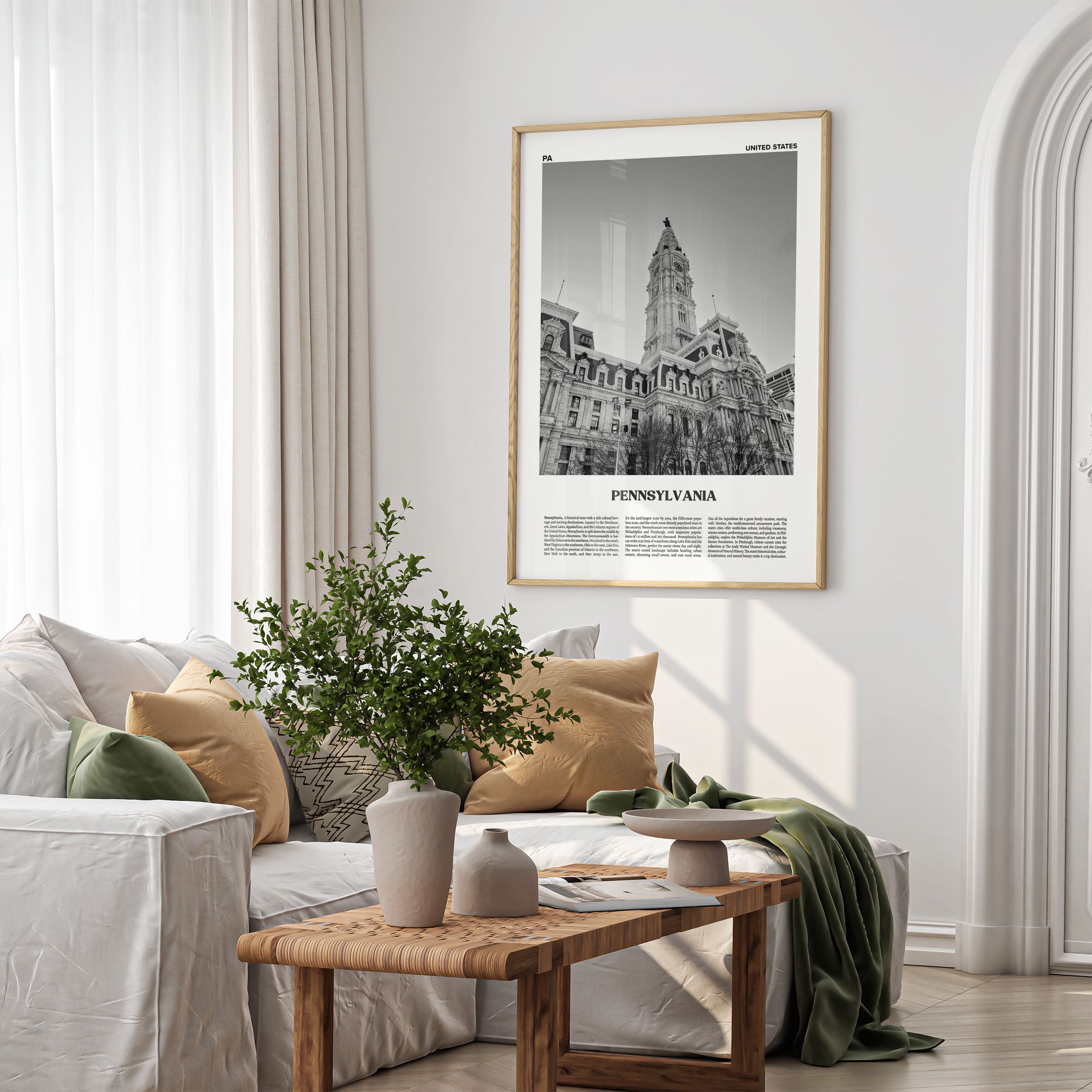 Pennsylvania No.1-psoter-wall_art-decor-The Poster Square